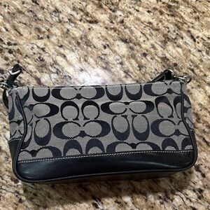 Vintage Y2K Coach Signature Demi Pouch Purse 6094